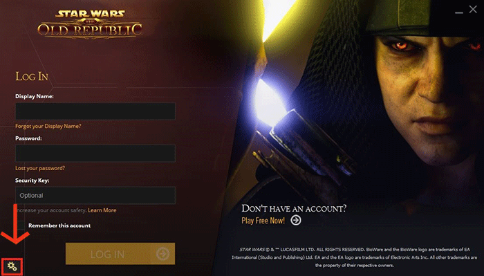 swtor launcher cette application a rencontre une erreur